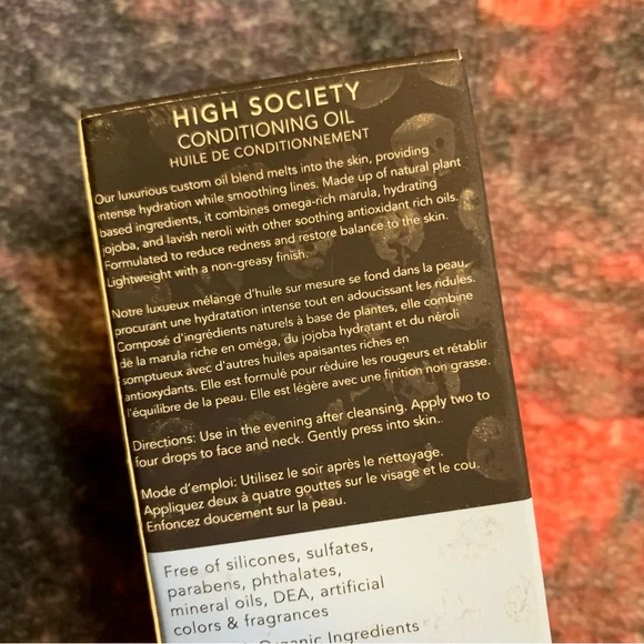 💜 Eight Saints High Society Face Oil Botanical Cleansing Face Oil NWT - Picture 9 of 12